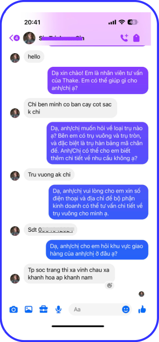 Chuyển sang nhân viên